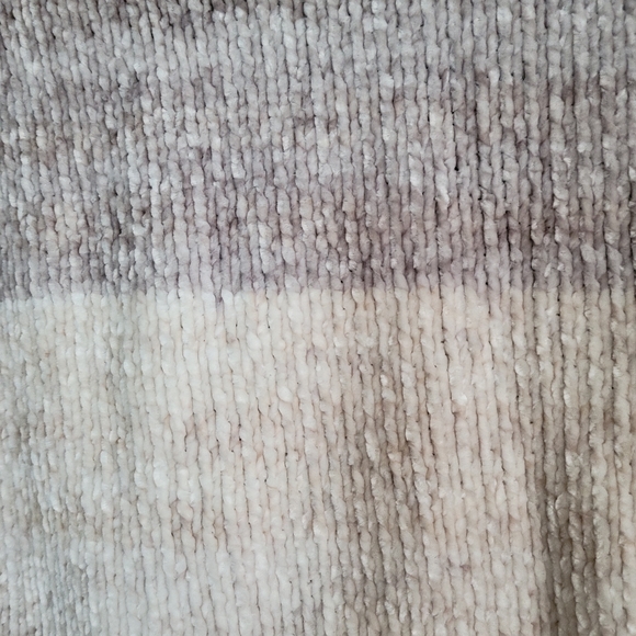 Style & Co. M Striped Chenille Pullover Sweater  Beige - Picture 7 of 8
